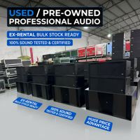 Système de sonorisation professionnel d'occasion T.D Taichee Dual 12 pouces 16+8 Line Array avec câbles complets, amortisseurs de suspension et table de mixage