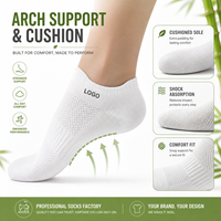 Chaussettes de sport en fibre de bambou OEM ODM avec logo personnalisé, respirantes, antibactériennes, pour la course à pied, faible MOQ, fournisseur d'usine