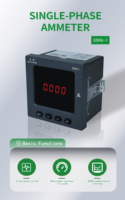 Amperímetro Digital Monofásico de Alta Precisión EastSong ES96-I, 96*96mm, Comunicación RS485 Modbus RTU, Protección IP65, Pantalla LED