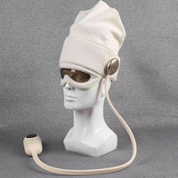 Masseur électrique pour la tête avec quatre modes cycliques, pression d'air et chauffage pour soulager la douleur et l'utilisation à domicile (blanc 5V)