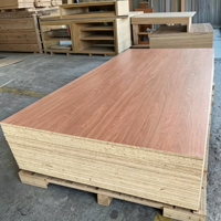Panneau OSB de qualité supérieure pour projets de meubles, panneau de particules E0 4x8, panneau de particules stratifié 18 mm 9 mm, panneau pour armoires