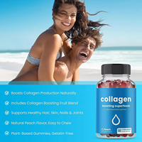 Complément alimentaire en poudre de collagène aromatisé, superaliments stimulant la production de collagène, gommes au collagène