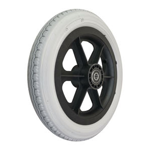 גלגלים מלאים מפוליאוריתן 12 אינץ' של חברת Hanak Factory לסיטונאות, תחליף לכיסאות גלגלים, הליכונים וגלגלי כיסא גלגלים קטנים - Product Image 3