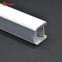 Couvercle de profil de lentille optique diffuse étanche pour l'extérieur, abat-jour en polycarbonate pour boîtier de tube LED co-extrudé
