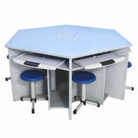 Ensemble de tabourets de Table de laboratoire de meubles de classe en acier de haute qualité pour laboratoire de sciences et de physique de lycée
