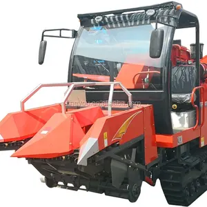 2024 Hot selling agricultural machinery of low fuel consumption 2 row corn harvester at a low price