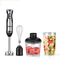 Ensemble de mixeur de haute qualité NIRVA YM9017 4 en 1, directement de l'usine, ensemble de mixeur de cuisine 400W