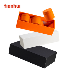 Tianhui trắng hình chữ nhật hộp giấy với vòng kín lon cho cà phê bao bì như chào đón Quà Tặng - Product Image 2