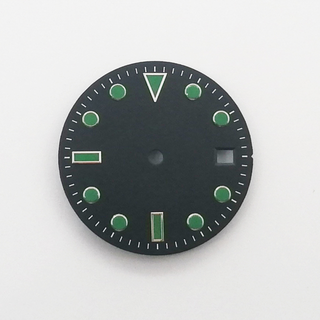 28.5mm Sterile Dial Wristwatch Fit ETA 2836 Miyota 82 Series NH35 Movement Fit for Watch Repair Tools & Parts