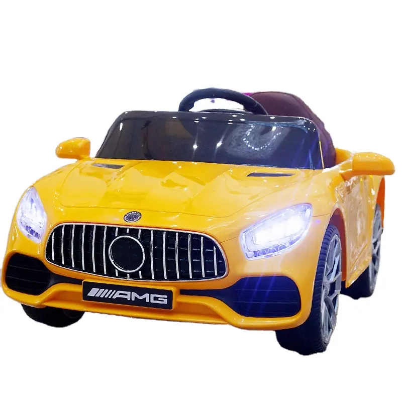 Children's electric car four wheeled baby riding toy car can sit in remote control children's car