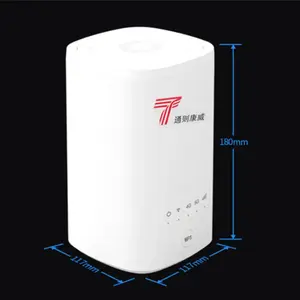 ZLT Router dalam ruangan, X21 5G CPE Sub 6GHz NSA + SA Mesh Wifi Repeater Extender Router nirkabel dengan kartu SIM Gigabit Router