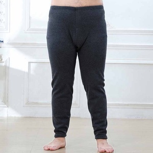 Haute peluche couleur unie hiver King Size polaire Leggings chaud velours collants collants personnes obèses Extra <span class=keywords><strong>grande</strong></span> <span class=keywords><strong>taille</strong></span> polaire pantalon - Product Image 4