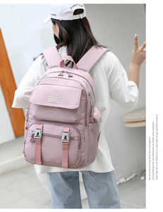 Good Quality <b>Backpack</b> Large Capacity School Bag Middle School Students Reduce Burden <b>Backpack</b> for Girls - Product Image 6