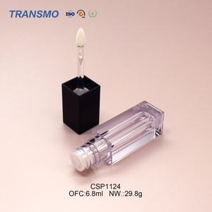 Tubos Vacíos de Plástico Transparente de 5ml con Aplicador para Brillo Labial, Envase Tipo Doe para Uso con Rubor, con Logotipo Personalizado - Product Image 4