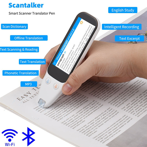Portable Scan Translation Pen Language Smart Voice Translator Device 112 Languages for School Travel Business Translate Pen