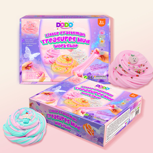 Ensemble de slime super doux non collant avec colle cristalline et sable magique pour enfants, ensemble de jouets créatifs pour enfants - Product Image 1