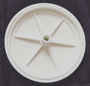 Diffuseur d'air à bulles fines de type disque en matériau PP de 12 pouces (300 mm) avec <span class=keywords><strong>membrane</strong></span> EPDM - Product Image 3