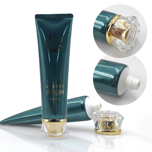 Kosmetik behälter 80g 100g 200g Grün Aluminium Kunststoff Soft <span class=keywords><strong>Tube</strong></span> Squeeze Verpackungs röhrchen Dusch gel Soft <span class=keywords><strong>Tube</strong></span> Verpackungs lotion - Product Image 4