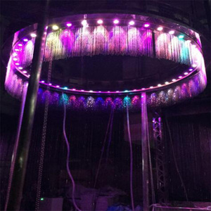 Hotel decoración Digital programable <span class=keywords><strong>cascada</strong></span> fuente gráfico caída de <span class=keywords><strong>agua</strong></span> cortina - Product Image 6