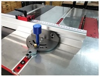 Rail en T de 75 mm pour scie à ruban, rail de coupe d'onglets, table de travail pour le travail du bois, mini rail en T pour fixation de clôture