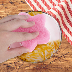 2PK utensili domestici per la pulizia del piatto spugna sensibile alla temperatura spugna Scrub per la cucina - Product Image 4