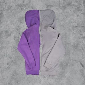 Sudaderas con capucha sueltas desgastadas de gran tamaño en blanco con lavado ácido de 400GSM, ropa de calle, jersey liso, Sudadera con capucha, fabricantes de ropa para hombre - Product Image 4