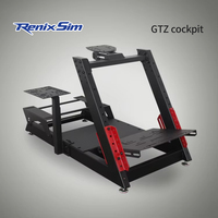 Siège de simulation RenixSim Logitech G25 G27 G29 G920 pour jeux de course de voiture et de camion sur PS4 et PS5, cockpit de conduite