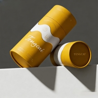 Boîtes cylindriques en carton ondulé haut de gamme personnalisables avec laminage mat pour emballages cosmétiques de parfums, crèmes pour le visage et crèmes pour les yeux de qualité supérieure