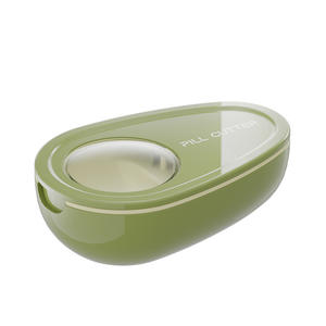 Mini dispensador cortador de pastillas, pastillero portátil sellado con espejo para dividir y almacenar tabletas, diseño de plástico Hy 0162 - Product Image 4