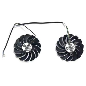 ใหม่พัดลมระบายอากาศการ์ดจอ<span class=keywords><strong>580</strong></span> RX570 PLD09210S12HH PL ขนาด85มม. 4-PIN พัดลมระบายความร้อนสำหรับ MSI <span class=keywords><strong>RX</strong></span> 480 470เกราะ P106-100กราฟิกการ์ดพัดลม GPU - Product Image 3