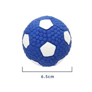 Toptan Guanjie ABS Köpek Çiğneme Oyuncak Topu Aşınmaya Dayanıklı Tasarım Yumuşak Ses Çıkaran Rugby Futbol Şeklinde İnteraktif 110x70x63mm - Product Image 6