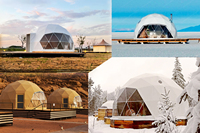 Domos Glamping Igloo Toile de luxe à vendre Tente Geo Dome