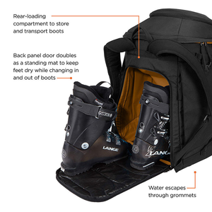 Sac à dos extérieur pour bottes de <span class=keywords><strong>ski</strong></span> et de snowboard avec cadre en fibre de carbone Fond extérieur imperméable et design durable pour les voyages - Product Image 5