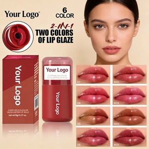 <span class=keywords><strong>Gloss</strong></span> à lèvres liquide hydratant et repulpant effet miroir 3-en-1, effet gelée, pour des lèvres hydratées et éclatantes – Vente en gros - Product Image 4