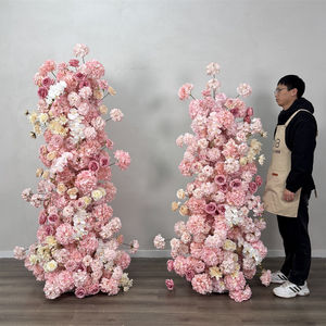 Arco de Flores Artificiales de Hortensia al por Mayor - Elegante Seda Hecha a Mano para Bodas, Graduaciones y Regreso a Clases |   De Larga Duración - Product Image 1