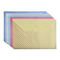 Classeur transparent A4 en vrac, organiseur de documents en plastique pour le bureau, l'école et les examens