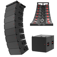 Sistema de Sonido Profesional de Alta Gama con Altavoces Line Array Activos de Dos Vías de 6.5 Pulgadas