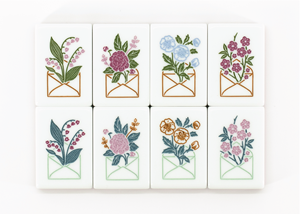 <span class=keywords><strong>MU</strong></span> PAI 2026 Mesa de Mahjong Plegable Ecológica con Diseño Exquisito de Lujo, Flores Coloridas Talladas en Madera Americana, Fichas de Mahjong - Product Image 5