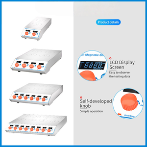 Agitador Magnético de Laboratorio Veidt Lab de 4 Posiciones, Mezclador Multiposición Sin Calentamiento, SS316, OEM Personalizable, Control de Velocidad con Precisión del 0.1% - Product Image 2