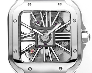 Fashionable And Elegant Automatic Mechanical <b>Watch</b> Fully Hollowed Out Dial Quick Detachable Strap Stainless Steel <b>Case</b> - Product Image 4