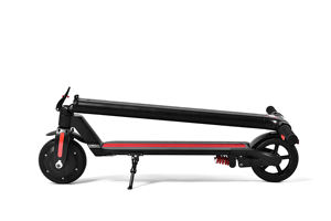 QMWHEEL-patinete eléctrico H6plus para adulto, Scooter con cargador USB, suspensión trasera plegable de 350w - Product Image 2