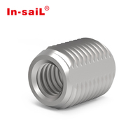 M6 Brass Self-Tapping Threaded Insert Threaded Bushing for Plastic Corrosion Resistant