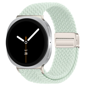 <span class=keywords><strong>Correa</strong></span> de Tela Transpirable para Reloj <span class=keywords><strong>Samsung</strong></span> Watch8/Watch8 Classic 40mm/44mm/46mm, <span class=keywords><strong>Correa</strong></span> de Reloj Inteligente Tejida Ajustable Magnética de Nailon Trenzado - Product Image 2