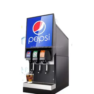 Fast Food için Fizzy Cola Soda içecek yapma dağıtıcı makinesi soğutma 4 vanalar