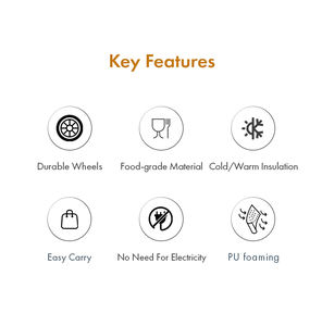 Glacière écologique fabriquée à partir de matériaux recyclés avec une isolation supérieure TREK 38L - Product Image 4