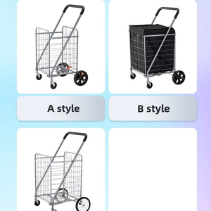 Chariot pliable en tissu Oxford imperméable, chariot portable pour la maison, le supermarché, les courses et la <span class=keywords><strong>livraison</strong></span> express - Product Image 5