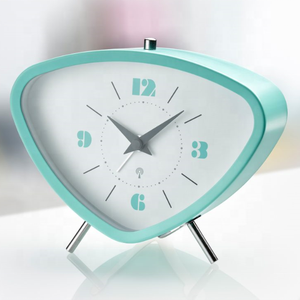 Khuyến Mại Pretty Triangle <span class=keywords><strong>Radio</strong></span> Kiểm Soát Kim Loại Đồng Hồ Báo Thức Cho Kid - Product Image 3