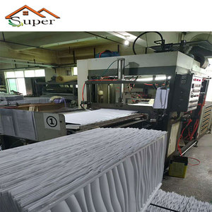 3D ดอกไม้ผนังประดิษฐ์แผง PVC วอลล์เปเปอร์ตกแต่งเพดานกันน้ำ - Product Image 5