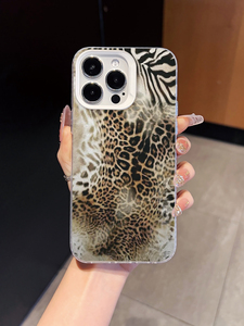 Leopard Print IMD Personalized TPU Phone <strong>Case</strong> with Anti-Fingerprint &amp; Shockproof Features for 11-17 - Product Image 2