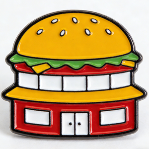 Épinglette en métal émaillé en forme de méduse de dessin animé, badge animal marin coloré pour vêtements, sacs, cadeaux - Product Image 4